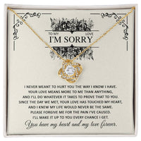 Load image into Gallery viewer, I&#39;m Sorry Love Knot Necklace - Every Chance
