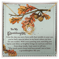 Load image into Gallery viewer, Granddaughter Love Knot Necklace - From Deep Inside
