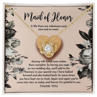 Load image into Gallery viewer, Maid of Honor Love Knot Necklace - My Wedding Day
