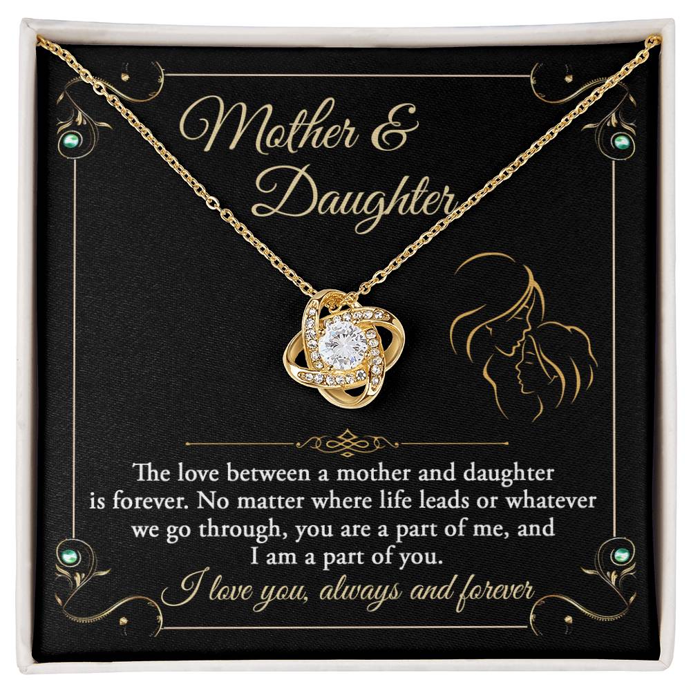 Mother & Daughter Love Knot Necklace - Part Of Me