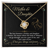 Load image into Gallery viewer, Mother &amp; Daughter Love Knot Necklace - Part Of Me
