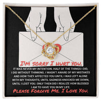 Load image into Gallery viewer, I&#39;m Sorry Love Knot Necklace - Without Thinking
