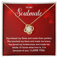 Load image into Gallery viewer, Soulmate Love Knot Necklace - Because of You
