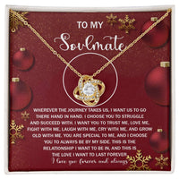 Load image into Gallery viewer, Soulmate Love Knot Necklace - By My Side
