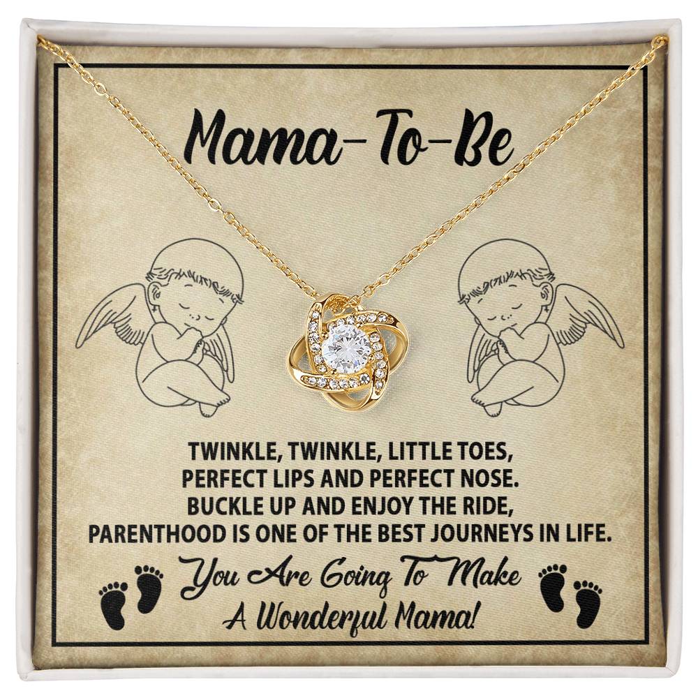 Mama To Be Love Knot Necklace - Enjoy The Ride