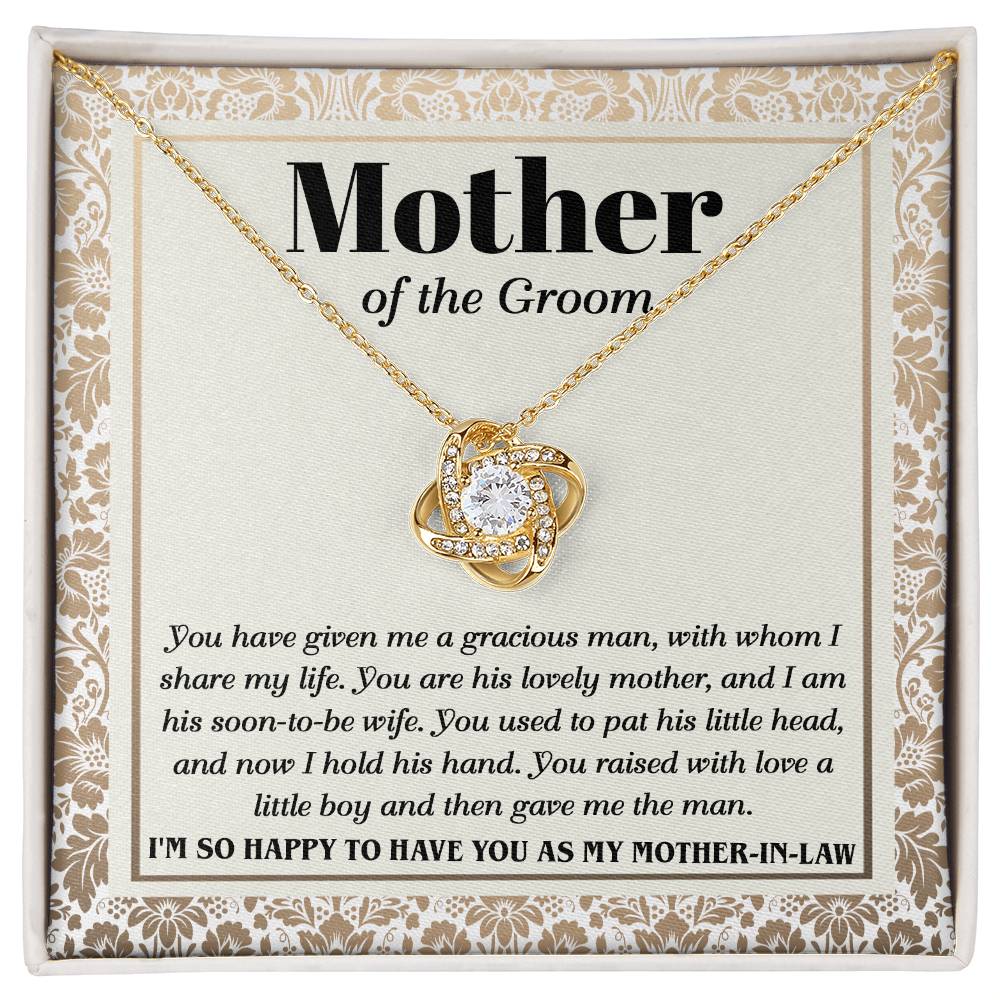 Mom of Groom Love Knot Necklace - To Have You