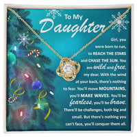 Load image into Gallery viewer, Daughter Love Knot Necklace - Born to Run
