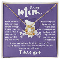 Load image into Gallery viewer, Mom Love Knot Necklace - Ways You&#39;ve Cared

