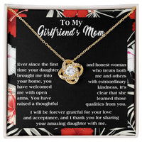 Load image into Gallery viewer, Girlfriend&#39;s Mom Love Knot Necklace - Grateful
