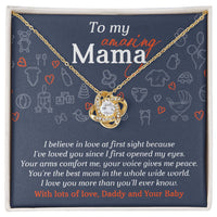 Load image into Gallery viewer, Mom Love Knot Necklace - At First Sight
