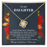 Load image into Gallery viewer, Daughter Love Knot Necklace - Comes Your Way
