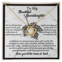 Load image into Gallery viewer, Granddaughter Love Knot Necklace - Deeply Loved
