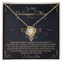 Load image into Gallery viewer, Unbiological Mom Love Knot Necklace - In Our Hearts
