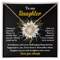 Load image into Gallery viewer, Daughter Love Knot Necklace - Be Yourself
