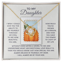 Load image into Gallery viewer, Daughter Love Knot Necklace - How Special
