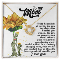 Load image into Gallery viewer, Mom Love Knot Necklace - Sunshine
