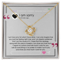 Load image into Gallery viewer, I&#39;m Sorry Love Knot Necklace - Care For You
