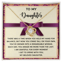 Load image into Gallery viewer, Daughter Love Knot Necklace - Spend With You
