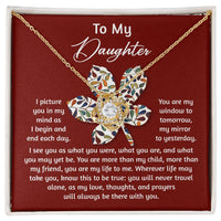Load image into Gallery viewer, Daughter Love Knot Necklace - To Be True
