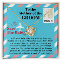 Load image into Gallery viewer, Mom of Groom Love Knot Necklace - Down The Aisle
