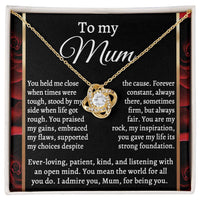 Load image into Gallery viewer, Mom Love Knot Necklace - By My Side
