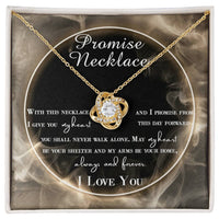 Load image into Gallery viewer, Wife Love Knot Necklace - Promise
