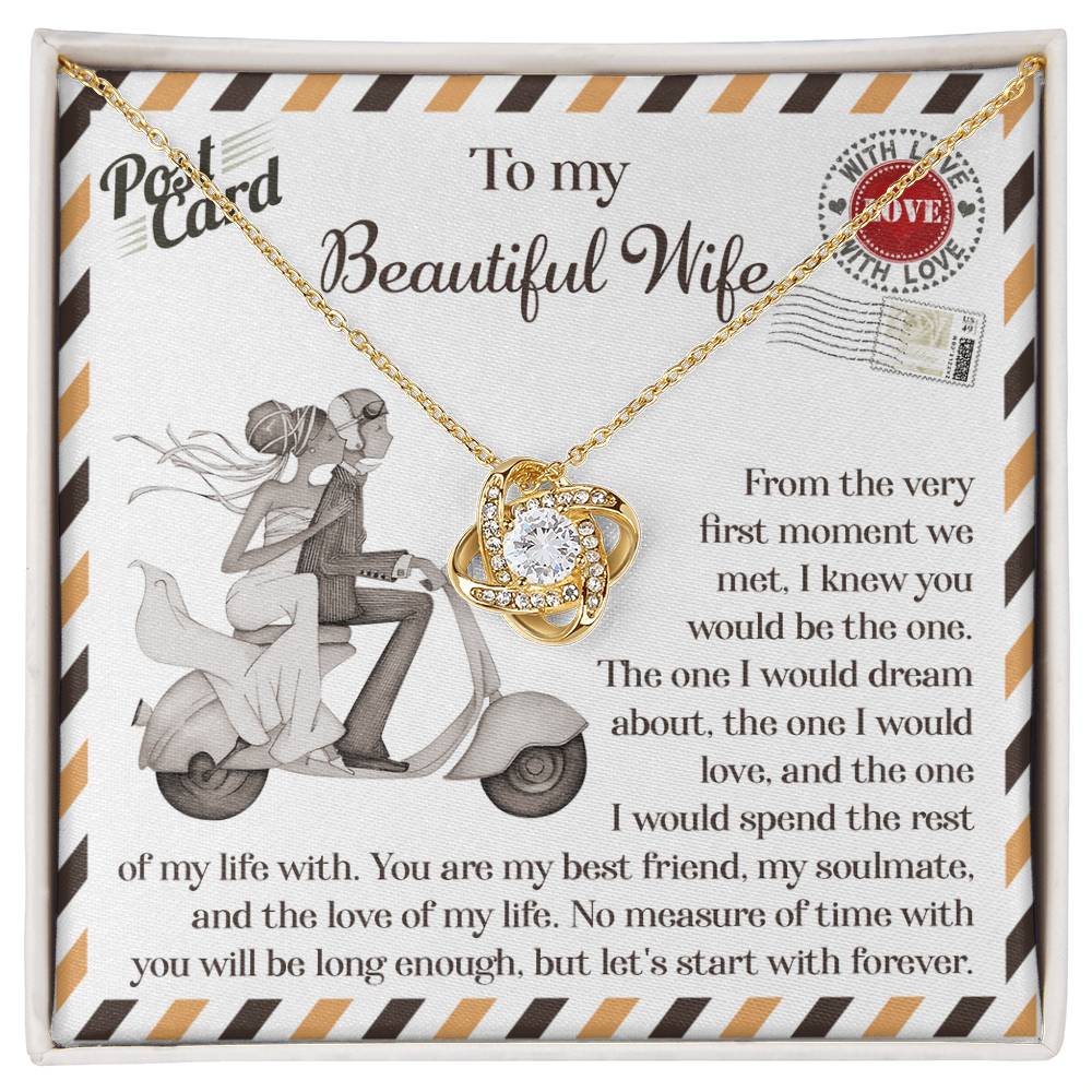 Wife Love Knot Necklace - Be The One