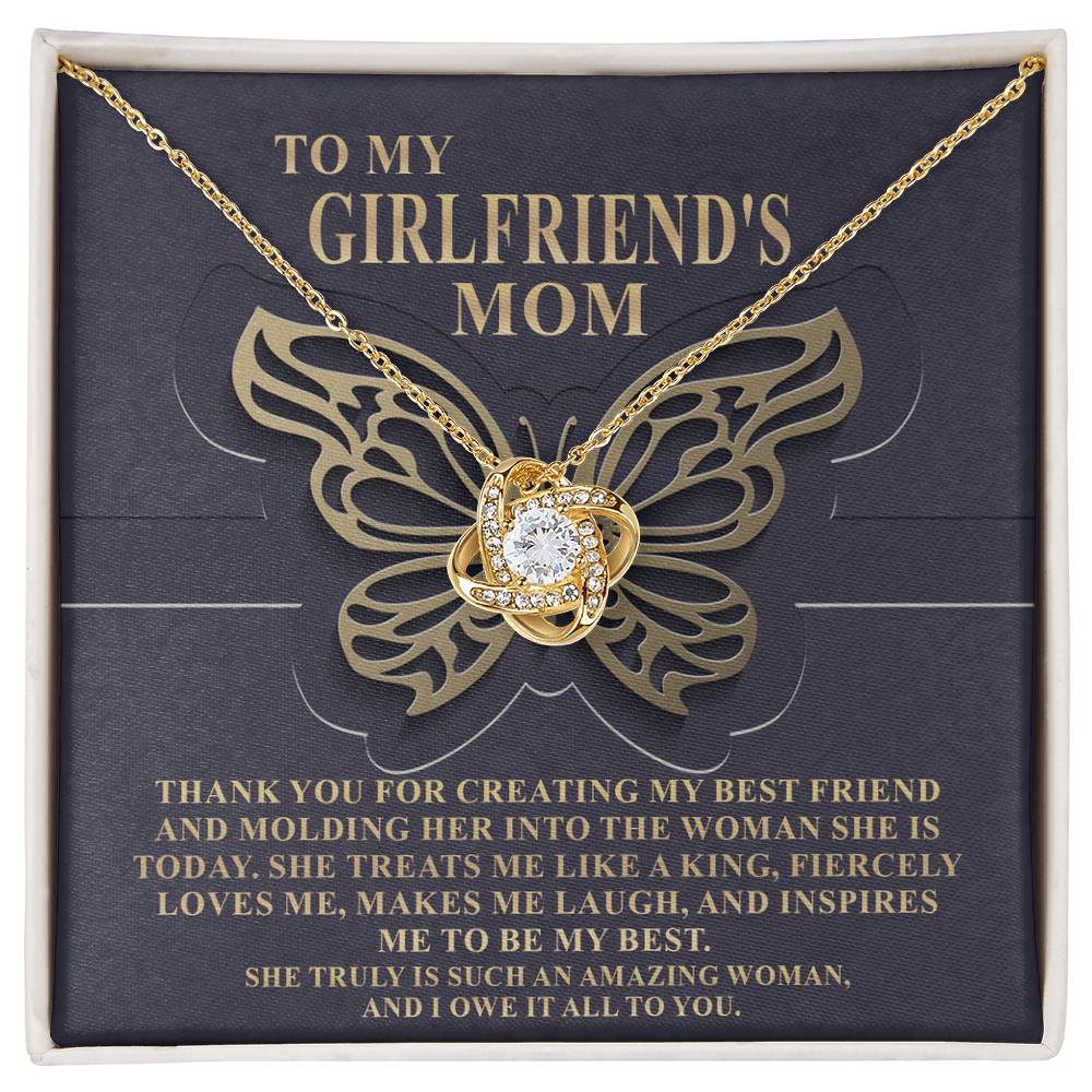 Girlfriend's Mom Love Knot Necklace - Be My Best