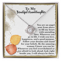 Load image into Gallery viewer, Granddaughter Love Knot Necklace - Angel
