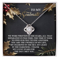 Load image into Gallery viewer, Soulmate Love Knot Necklace - In The Stars
