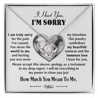 Load image into Gallery viewer, I&#39;m Sorry Love Knot Necklace - Sincere Apology
