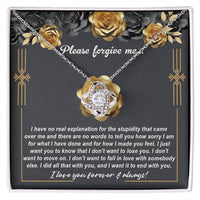 Load image into Gallery viewer, I&#39;m Sorry Love Knot Necklace - End With You
