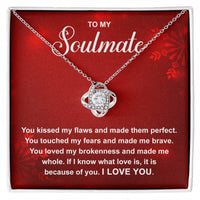 Load image into Gallery viewer, Soulmate Love Knot Necklace - Because of You
