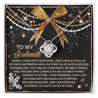 Load image into Gallery viewer, Soulmate Love Knot Necklace - My Side
