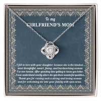 Load image into Gallery viewer, Girlfriend&#39;s Mom Love Knot Necklace - Open Arms
