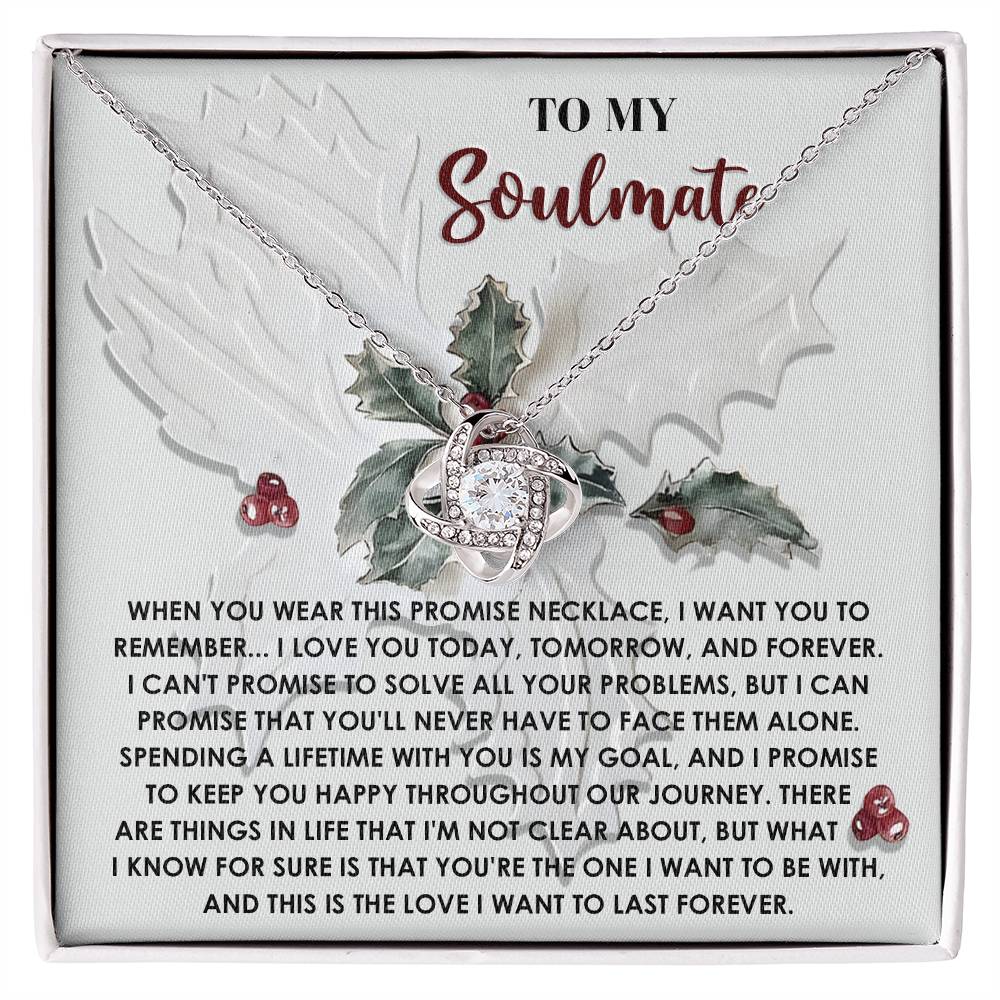 Soulmate Love Knot Necklace - To Be With