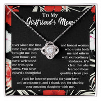 Load image into Gallery viewer, Girlfriend&#39;s Mom Love Knot Necklace - Grateful
