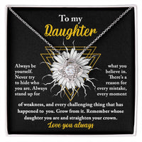 Load image into Gallery viewer, Daughter Love Knot Necklace - Be Yourself
