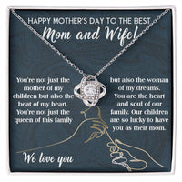 Load image into Gallery viewer, Happy Mother&#39;s Day Love Knot Necklace - Mom &amp; Wife
