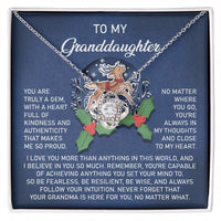 Load image into Gallery viewer, Granddaughter Love Knot Necklace - Here For You
