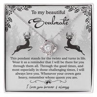 Load image into Gallery viewer, Soulmate Love Knot Necklace - Reminder

