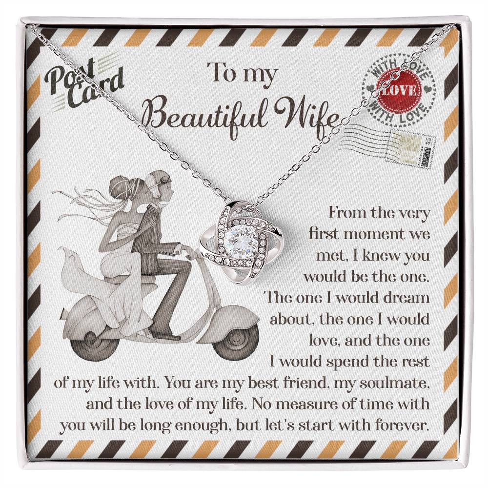 Wife Love Knot Necklace - Be The One