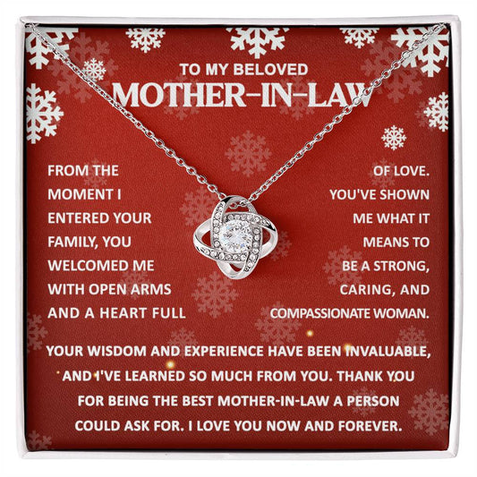 Mother in Law Love Knot Necklace - Compassionate Woman