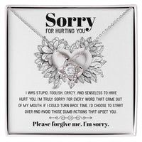 Load image into Gallery viewer, I&#39;m Sorry Love Knot Necklace - Turn Back Time
