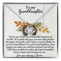 Load image into Gallery viewer, Granddaughter Love Knot Necklace - How Beautiful
