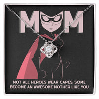 Load image into Gallery viewer, Mom Love Knot Necklace - Awesome Mother
