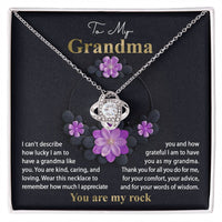 Load image into Gallery viewer, Grandma Love Knot Necklace - Words Of Wisdom
