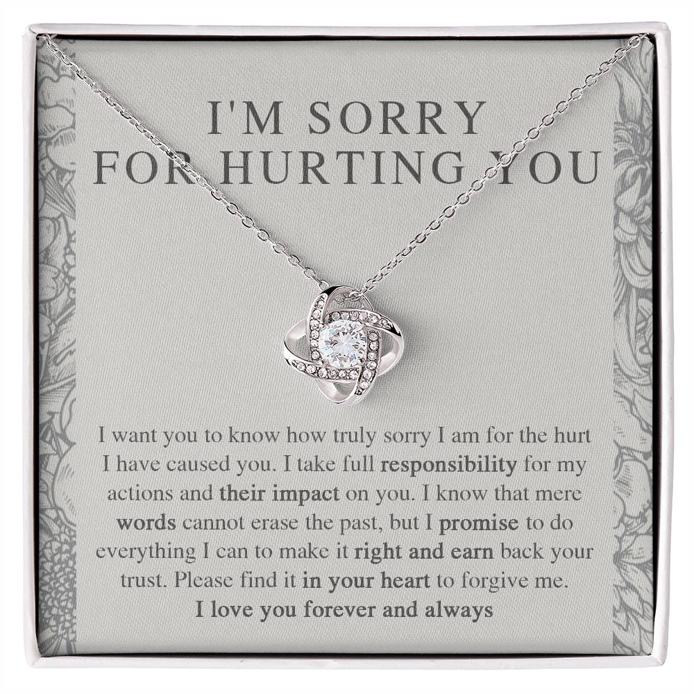 I'm Sorry Love Knot Necklace - Do Everything