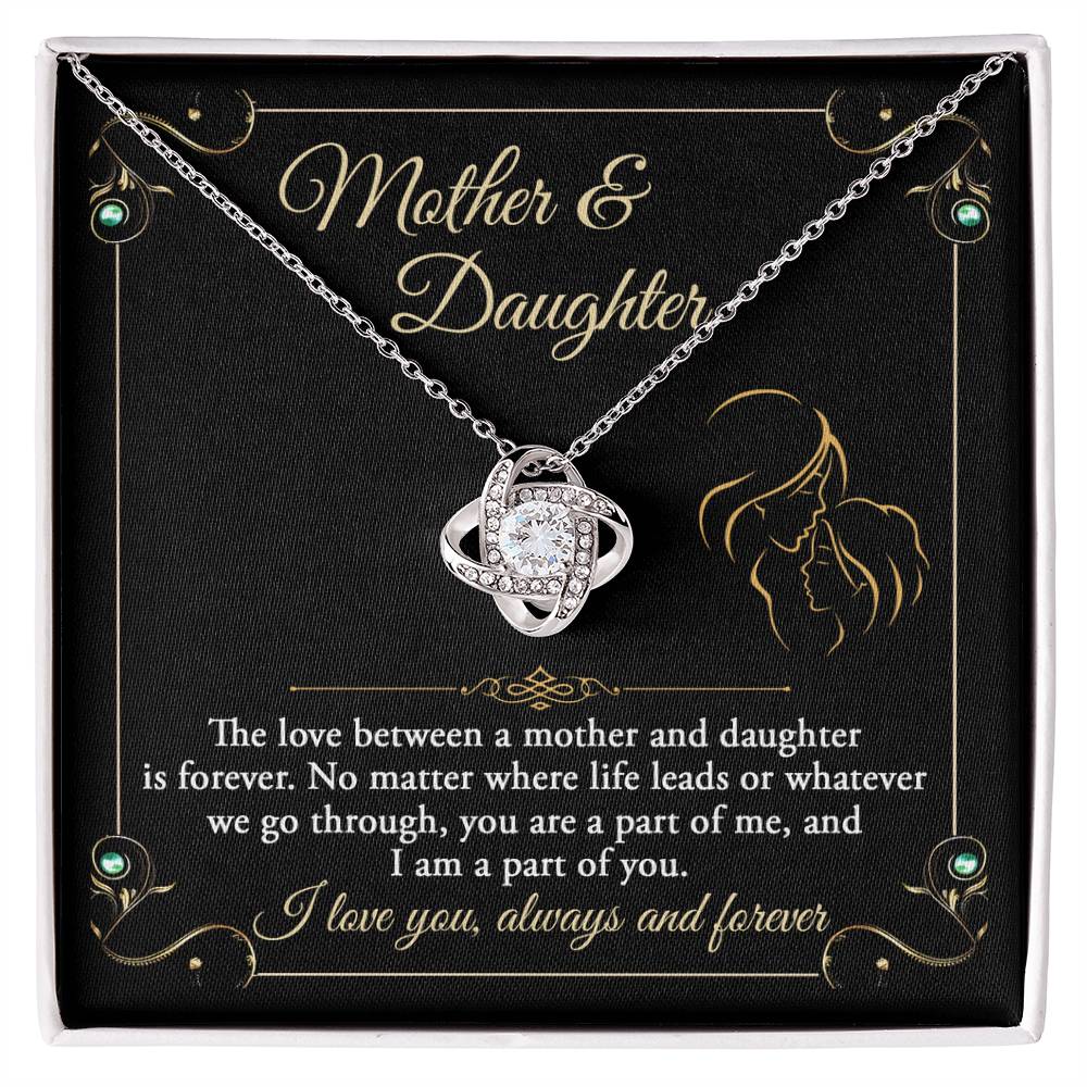 Mother & Daughter Love Knot Necklace - Part Of Me