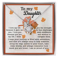 Load image into Gallery viewer, Daughter Love Knot Necklace - Gave Me You
